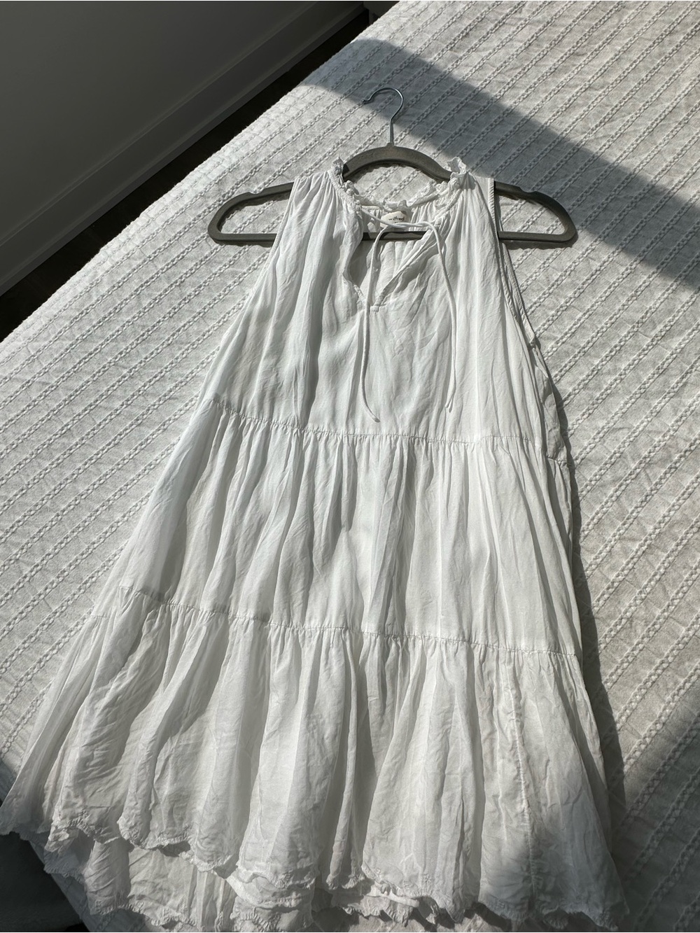 Wilfred White Mini Sleeveless Sundress